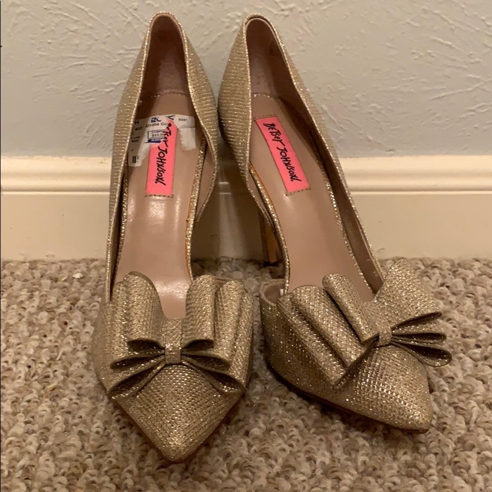 Glittery heels